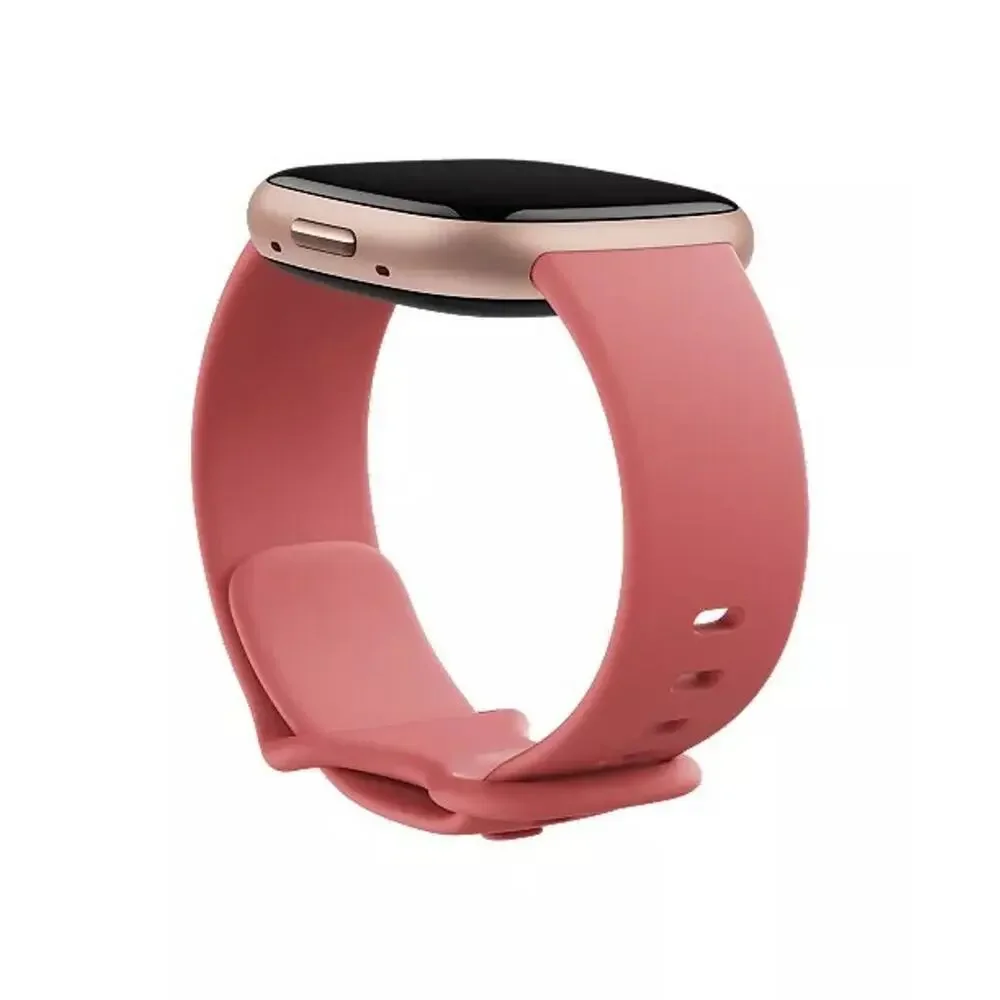 FitbitVersa 4 Pink Sand Copper Rose Smartwatch
